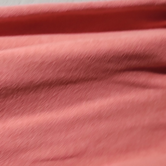 Vince Camuto Womens Sweater Size L Peach Longsleeve Pull Over V Neck Polo - Picture 3 of 12